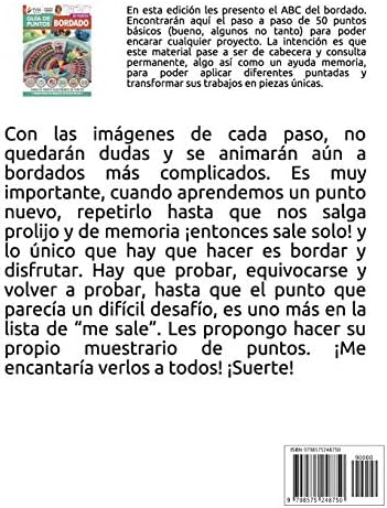 BORDADO: guía de puntos (Spanish Edition) by EVIA EDICIONES