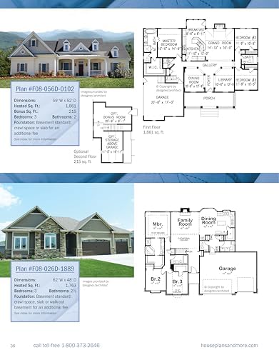 Best-Selling 1-Story Home Plans, 5th Edition: Over 360 Dream-Home Plans in Full Color (Creative Homeowner) Craftsman, Country, Contemporary, and Traditional Designs with More Than 250 Color Photos by Editors of Creative Homeowner