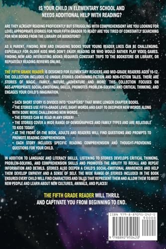 The Fifth Grade Reader: A Fun 5th Grade Chapter Book With 12 Short Stories for Kids Ages 10-12 (Reading Comprehension Grade 5) by Curious Bee