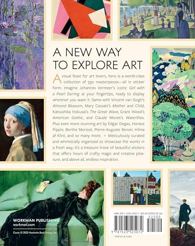 The Art Lover's Sticker Book: 350 Stickers from Artists Throughout History by Kelly Lynch