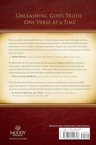 Mark 1-8 MacArthur New Testament Commentary (MacArthur New Testament Commentary Series) by John MacArthur