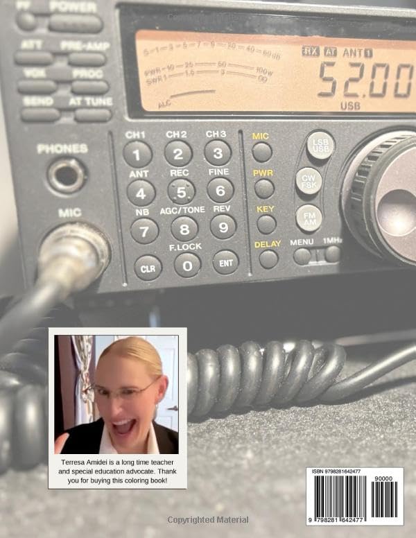 Ham Radio Coloring Book: Amateur Radio Operator Edition (Fun & Educational) by Terresa Amidei