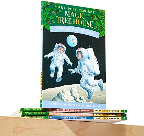 Magic Tree House Books 5-8 Boxed Set: Night of the Ninjas; Afternoon on the Amazon; Sunset of the Sabertooth; Midnight on the Moon by Mary Pope Osborne