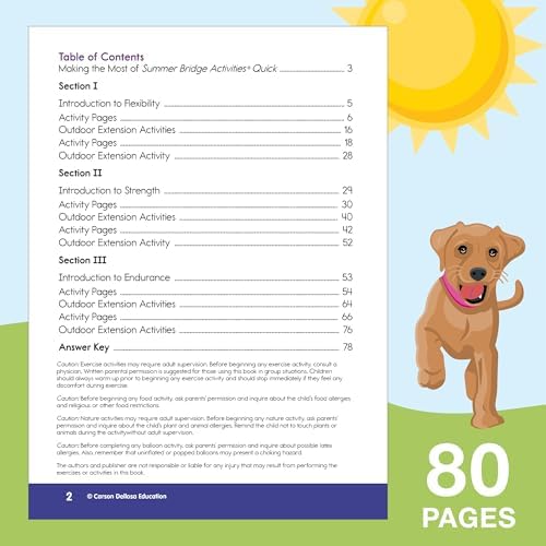 Summer Bridge Activities Quick 1st to 2nd Grade Workbook, Activity Book With Math, Language Arts, Social Studies, Science, Fitness, Writing Practice and Reinforcement Learning by Summer Bridge Activities