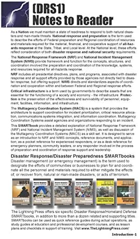 Disaster Response SMARTbook 1 - Federal/National Disaster Response by Kyle Ferlemann