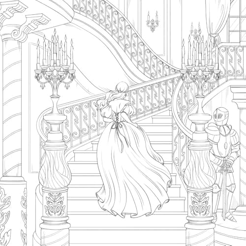 Dark Magic: A Gothic Fantasy Coloring Book (Dover Adult Coloring Books) by Ana Bidault
