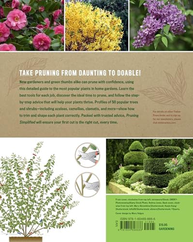 Pruning Simplified: A Step-by-Step Guide to 50 Popular Trees and Shrubs by Steven Bradley