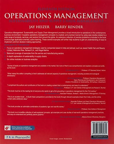 Operations Management 11/e (2 colors) by Jay Heizer
