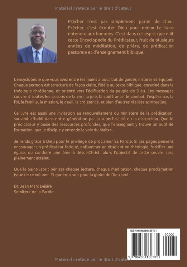 Encyclopédie Du Prédicateur: MESSAGES ET ETUDES BIBLIQUES POUR LES SAISONS DE LA VIE (French Edition) by DR JEAN MARC DÉSIRÉ