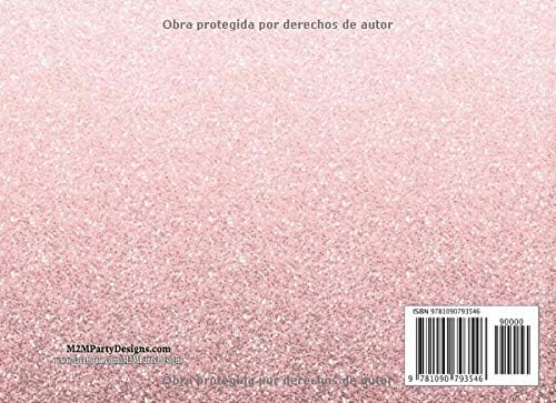 Mis Quince Años Libro de Firmas: Libro de Quinceanera con 130 Páginas y Registro de Regalos, Purpurina Rosa (Spanish Edition) by M2MParty Designs