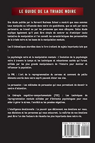 Psychologie Noire Et Manipulation Mentale: 5 livres en 1 Les techniques cachées de la psychologie noire Pnl Persuasion Thérapie ... Intelligence émotionnelle (French Edition) by Samuel Goleman