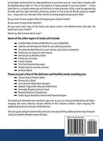 The Mediterranean Diet: Mediterranean diet for beginners, mediterranean diet plan, meal plan recipes, plant, cookbook diet, mediterranean diet weight loss, burn fat and reset your metabolism paradox by melissa smith
