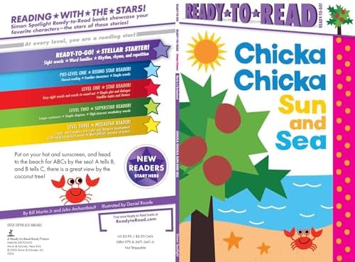 Chicka Chicka Sun and Sea: Ready-to-Read Ready-to-Go! (Chicka Chicka Book, A) by Blake Marsden