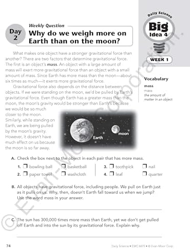 Evan-Moor Daily Science, Grade 5 Student Book by Evan-Moor Educational Publishers