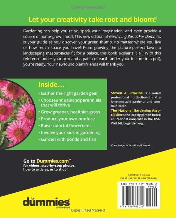 Gardening Basics For Dummies by Steven A. Frowine