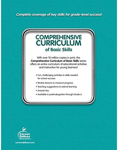 Carson Dellosa Comprehensive Curriculum of Basic Skills 1st Grade Workbook, Reading Comprehension, Language Arts, Spelling, Grammar, Math, and Writing Practice, Classroom or Homeschool Curriculum by Thinking Kids