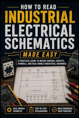 How to Read Industrial Electrical Schematics Made Easy: A Practical Guide to Motor Control Circuits, Symbols, and Real-World Industrial Drawings by Kirk Saavedra