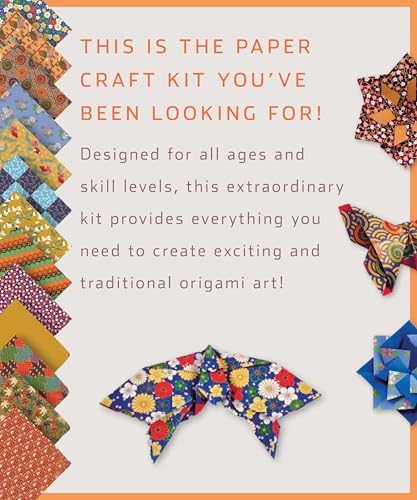 Amazing Origami Kit: Traditional Japanese Folding Papers and Projects [144 Origami Papers with Book, 17 Projects] by Tuttle Studio