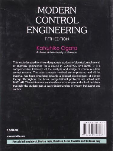 Modern Control Engineering by Katsuhiko Ogata