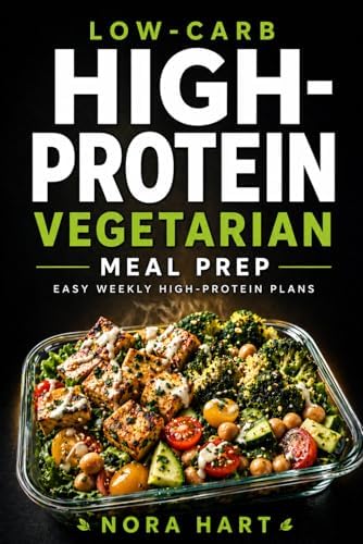 LOW-CARB HIGH-PROTEIN VEGETARIAN MEAL PREP: Easy Weekly High-Protein Plans by Nora Hart