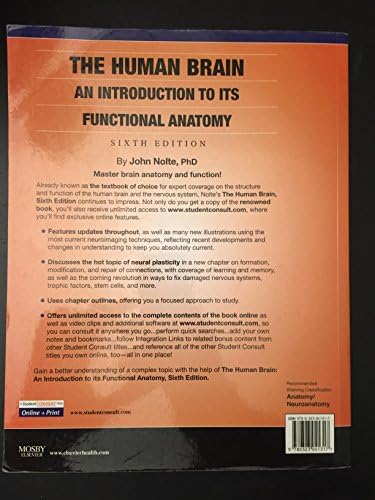 The Human Brain: An Introduction to Its Functional Anatomy by John Nolte PhD PhD
