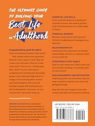 I Graduated: Now What?: An Essential Guide to Adulting and Life Skills by Amanda McLaughlin