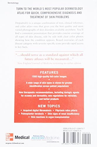 Fitzpatrick's Color Atlas and Synopsis of Clinical Dermatology: Sixth Edition by Klaus Wolff