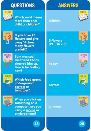 Brain Quest 1st Grade Smart Cards Revised 5th Edition (Brain Quest Smart Cards) by Workman Publishing
