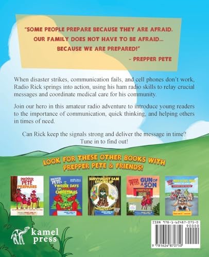 Radio Rick Relays Relief: A Hamergency Hero Book for Kids (Prepper Pete and Friends) by Kermit Jones