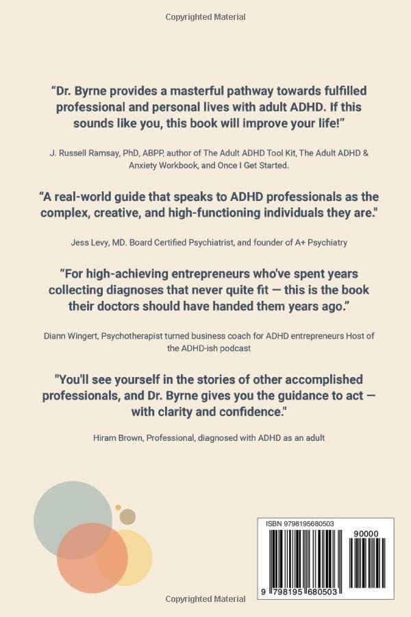 ADHD in Professionals: Embracing Your Brain by Dr Jennie Byrne MD PhD