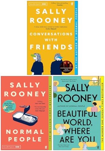 Sally Rooney Collection 3 Books Set (Conversations with Friends, Normal People & Beautiful World, Where Are You) by Sally Rooney