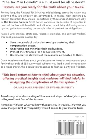 The Taxman Cometh: Unlocking the Pastoral Tax Myth by Scott Larsen CPA