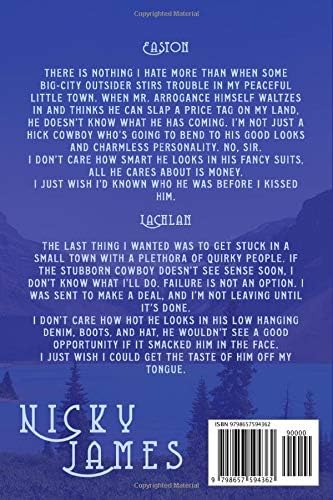 Clashing Hearts: An enemies to lovers, gay romance novel (A Hometown Jasper Novel) by Nicky James