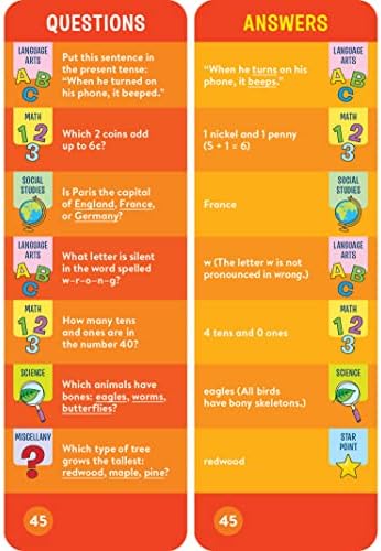 Brain Quest 2nd Grade Smart Cards Revised 5th Edition (Brain Quest Smart Cards) by Workman Publishing