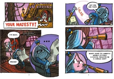 The First Cat in Space and the Baby Pirate’s Revenge: A Graphic Novel – A Swashbuckling Pirate Adventure about Mutiny and Betrayal for Kids (Ages 8-12) by Mac Barnett