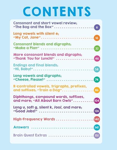 Brain Quest Phonics Workbook: Grade 1 by Workman Publishing