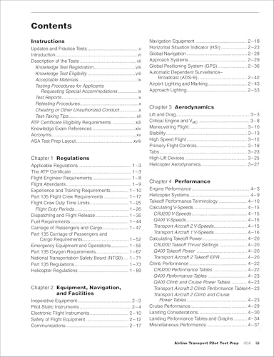 Airline Transport Pilot Test Prep 2025-2026: Paperback plus software―pass your FAA exam (ASA Test Prep Series) by ASA Test Prep Board