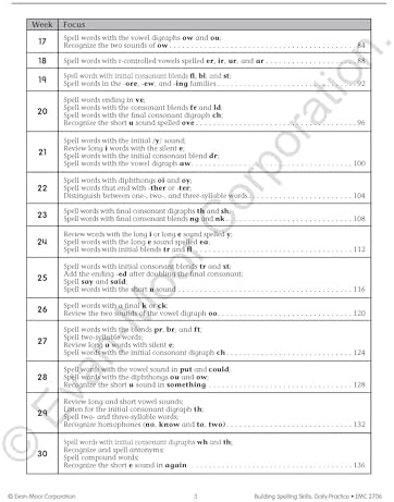 Evan-Moor Building Spelling Skills, Grade 2 - Homeschooling & Classroom Resource Workbook, Reproducible Worksheets, Teaching Edition, Spelling Strategies, Reading and Writing Skills by Evan-Moor Educational Publishers