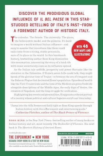 The Shortest History of Italy: 3,000 Years from the Romans to the Renaissance to a Modern Republic―A Retelling for Our Times (The Shortest History Series) by Ross King