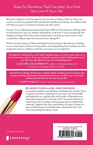 Boundaries in Dating: How Healthy Choices Grow Healthy Relationships by Henry Cloud