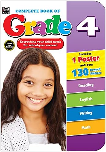 Carson Dellosa Complete Book of Grade 4 Workbook by Thinking Kids