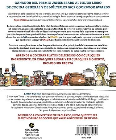 Sal grasa ácido calor: El arte de dominar los cuatro elementos de la buena cocina by Samin Nosrat