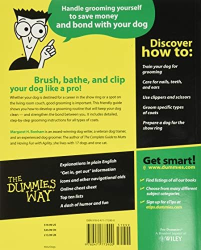 Dog Grooming For Dummies by Margaret H. Bonham