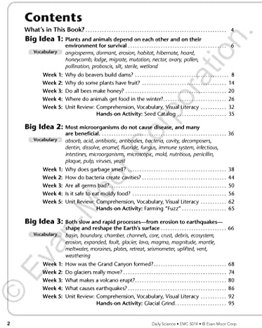 Evan-Moor Daily Science, Grade 4 Homeschooling & Classroom Resource Workbook, Printable Worksheets, Teaching Edition, Earth, Life, and Physical Science, Vocabulary, Test Prep, Hands-On Projects by Evan-Moor Educational Publishers
