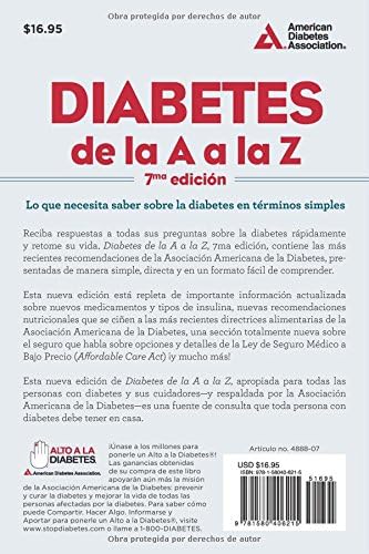 Diabetes de la A a la Z (Diabetes A to Z): Lo que necesita saber sobre la diabetes en terminos simples (What You Need to Know about Diabetes Simply Put) (Spanish Edition) by American Diabetes Association