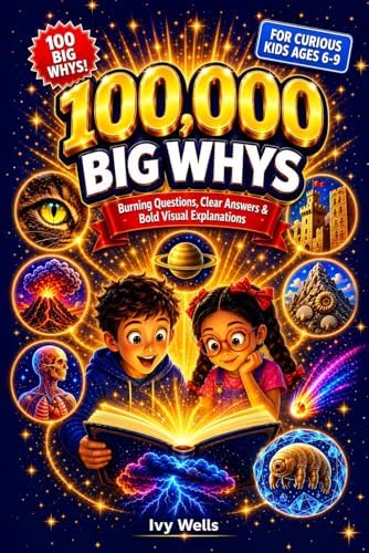100,000 Big Whys for Curious Kids: Burning Questions, Clear Answers, and Bold Visual Explanations for Kids Who Never Stop Asking Why (Ages 6-9) by Ivy Wells