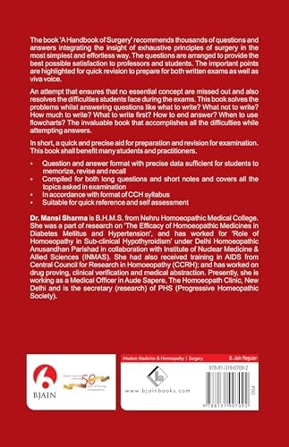 A Handbook Of Surgery: Question Answer Format: First by Dr. Mansi Sharma