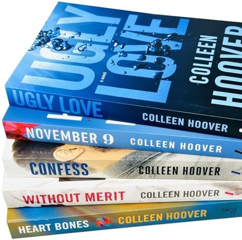 Colleen Hoover 5 Books Collection Set (Ugly Love, November 9, Confess, Without Merit & Heart Bones) by Colleen Hoover