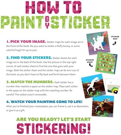 Paint by Sticker Kids: Pets: Create 10 Pictures One Sticker at a Time! by Workman Publishing