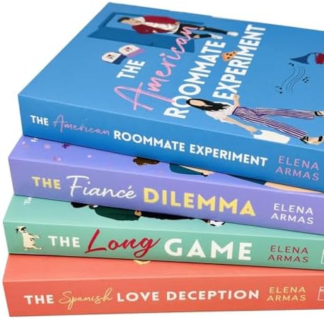 Elena Armas Collection 4 Books Set (The Spanish Love Deception, The American Roommate Experiment, The Long Game & The Fiance Dilemma) by Elena Armas